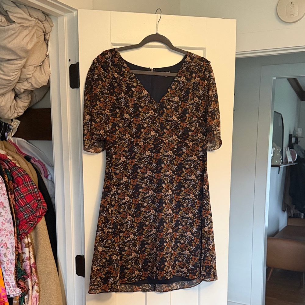 Madewell Floral Midi Dress